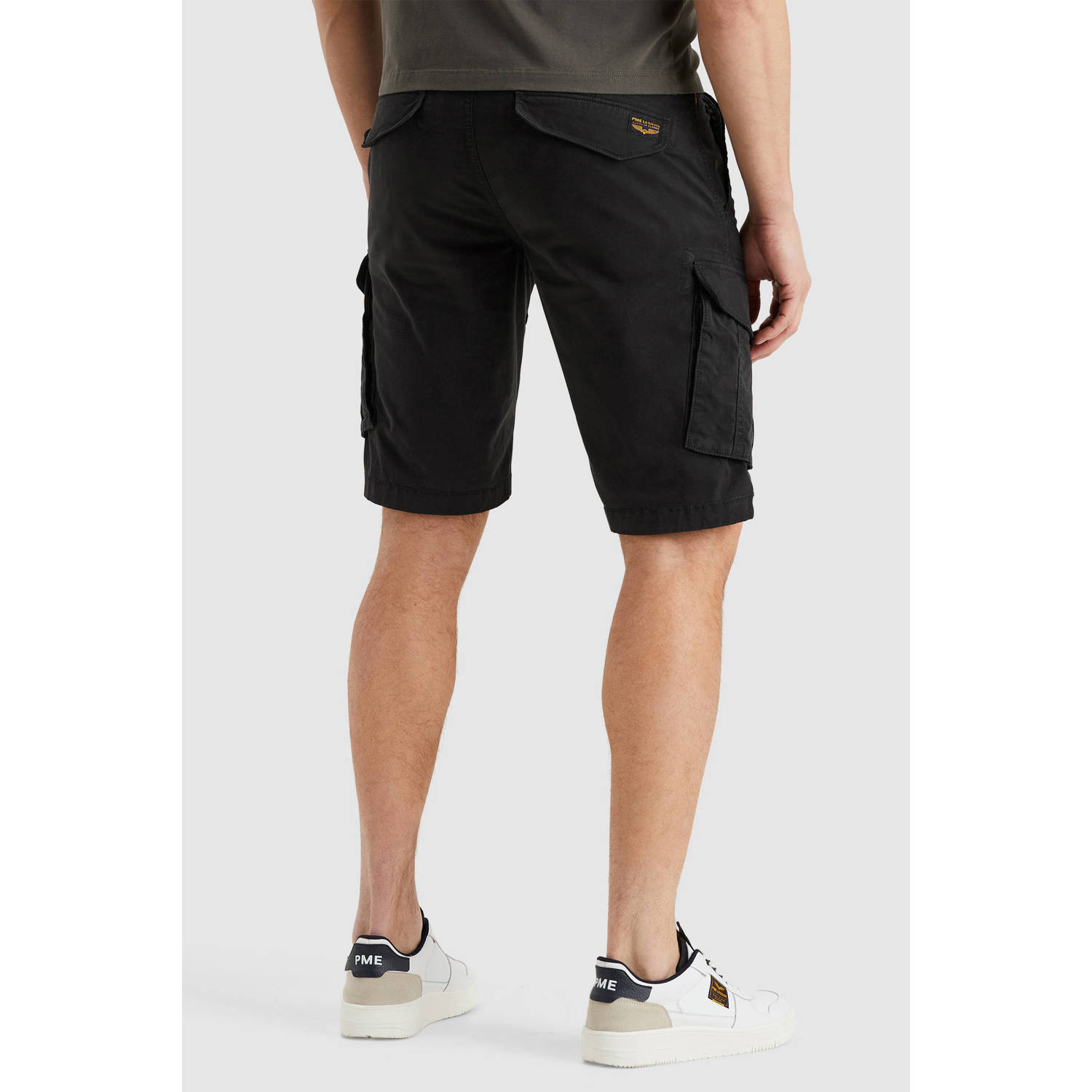 PME Legend tapered cargo short zwart