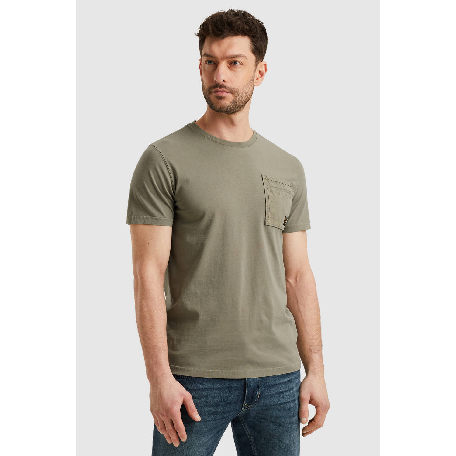PME Legend T-shirt grijsgroen