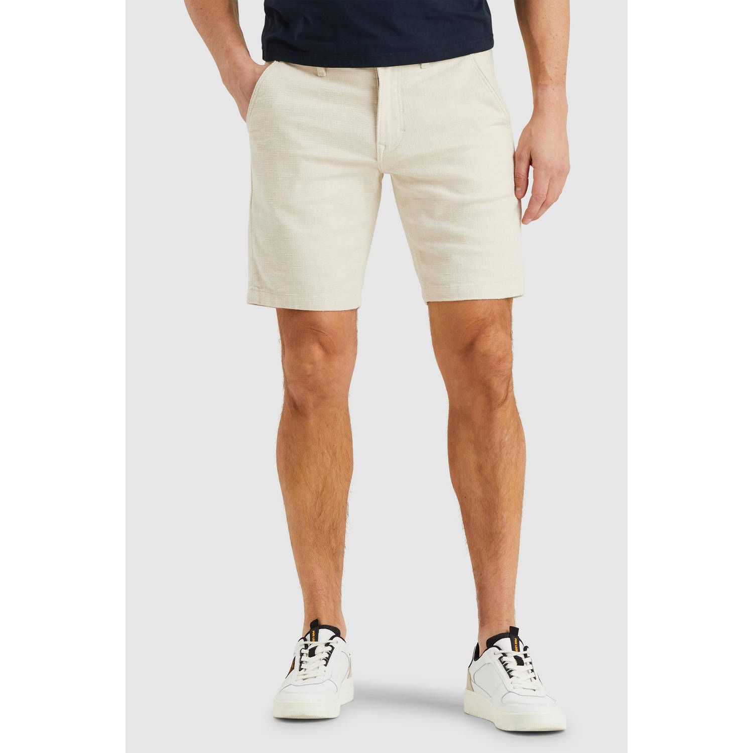 PME Legend linnen regular casual short ecru