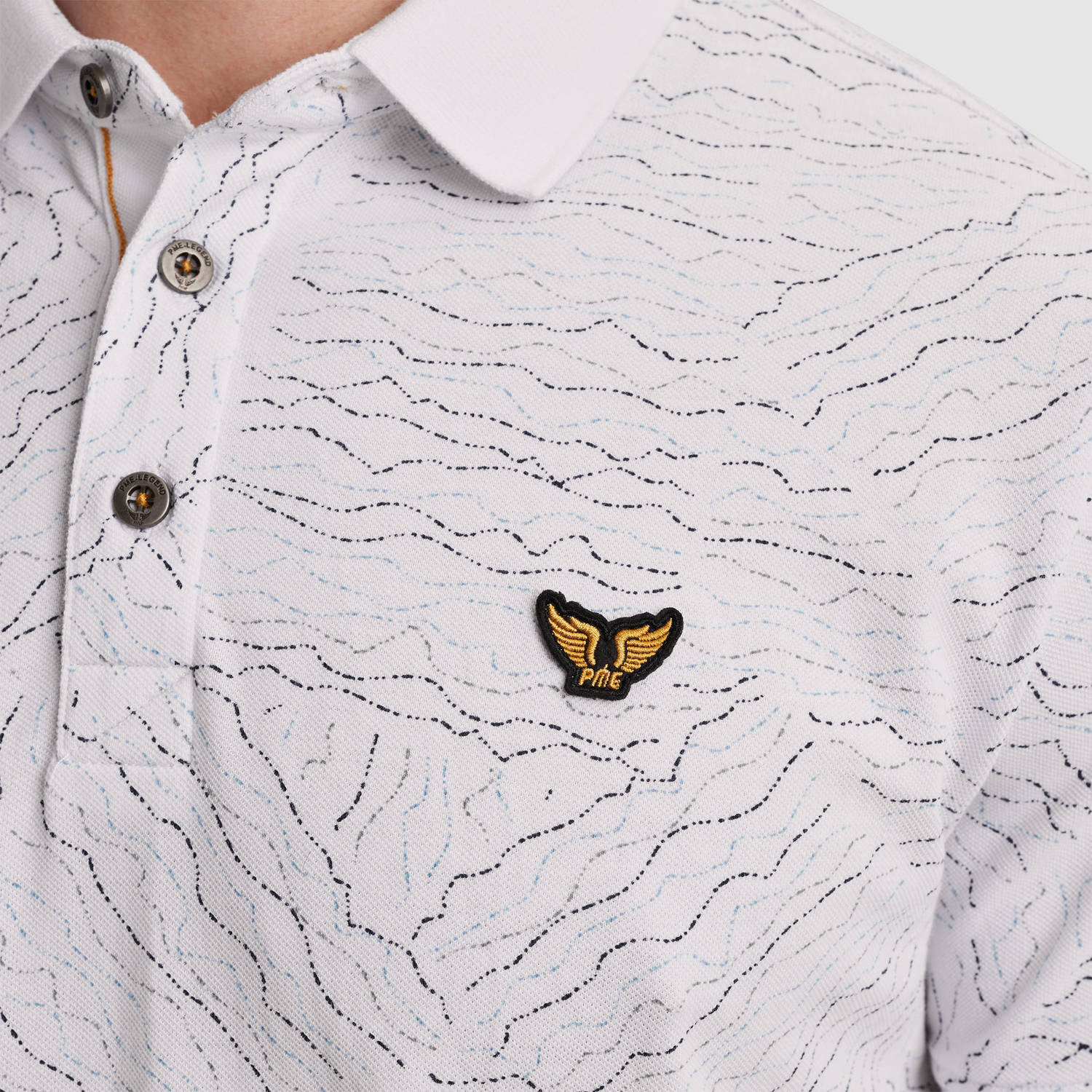PME Legend regular polo wit