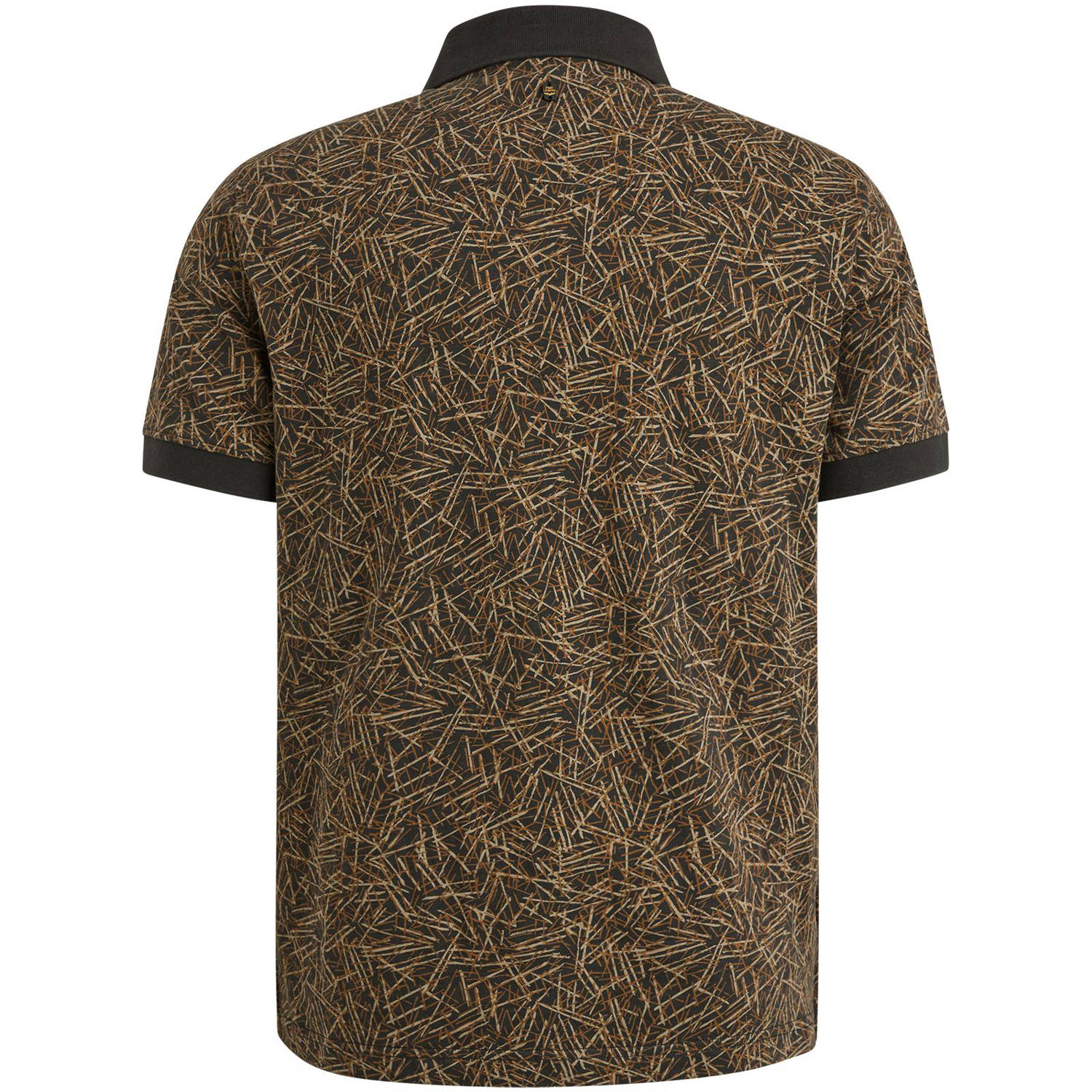 PME Legend regular polo donkerbruin