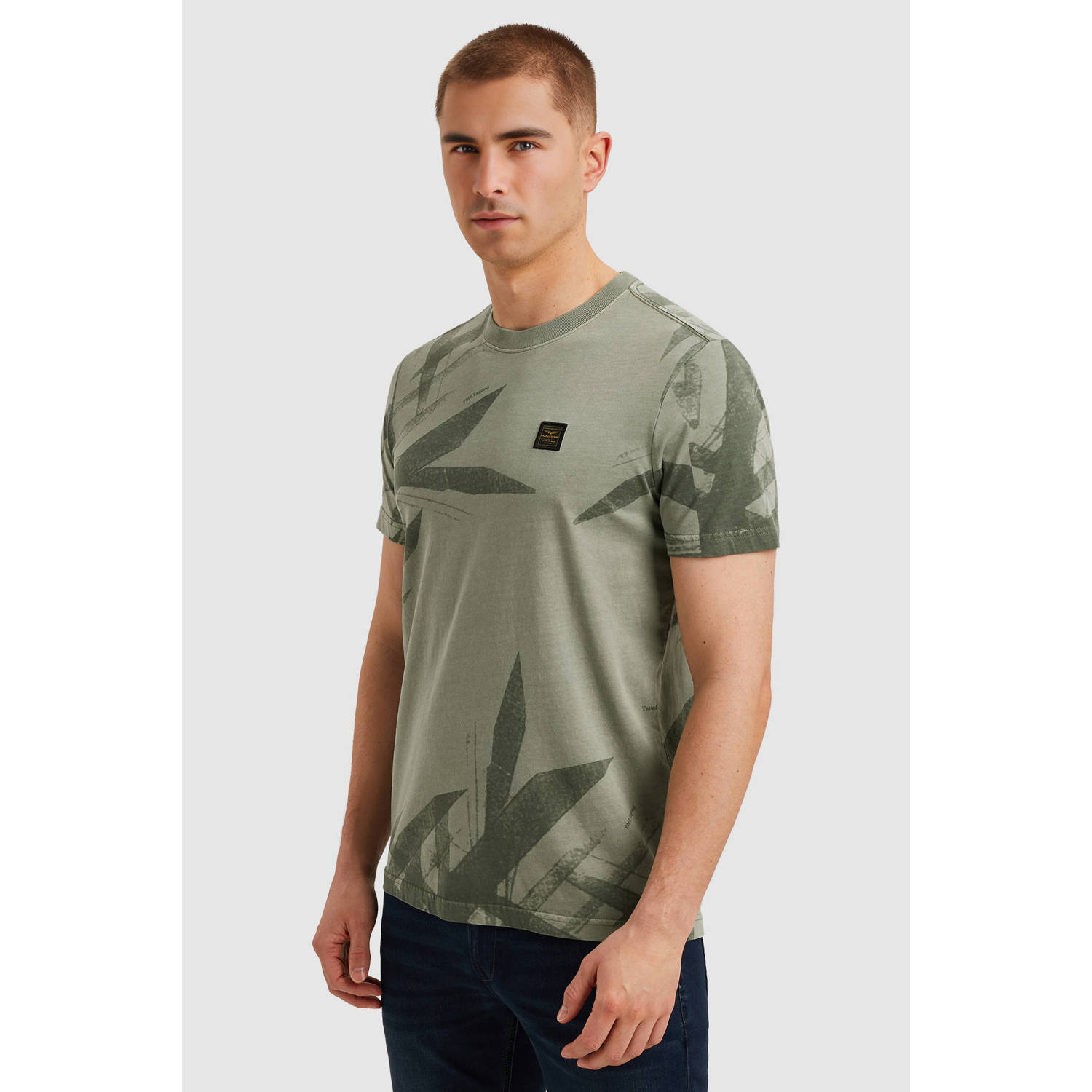 PME Legend T-shirt grijsgroen