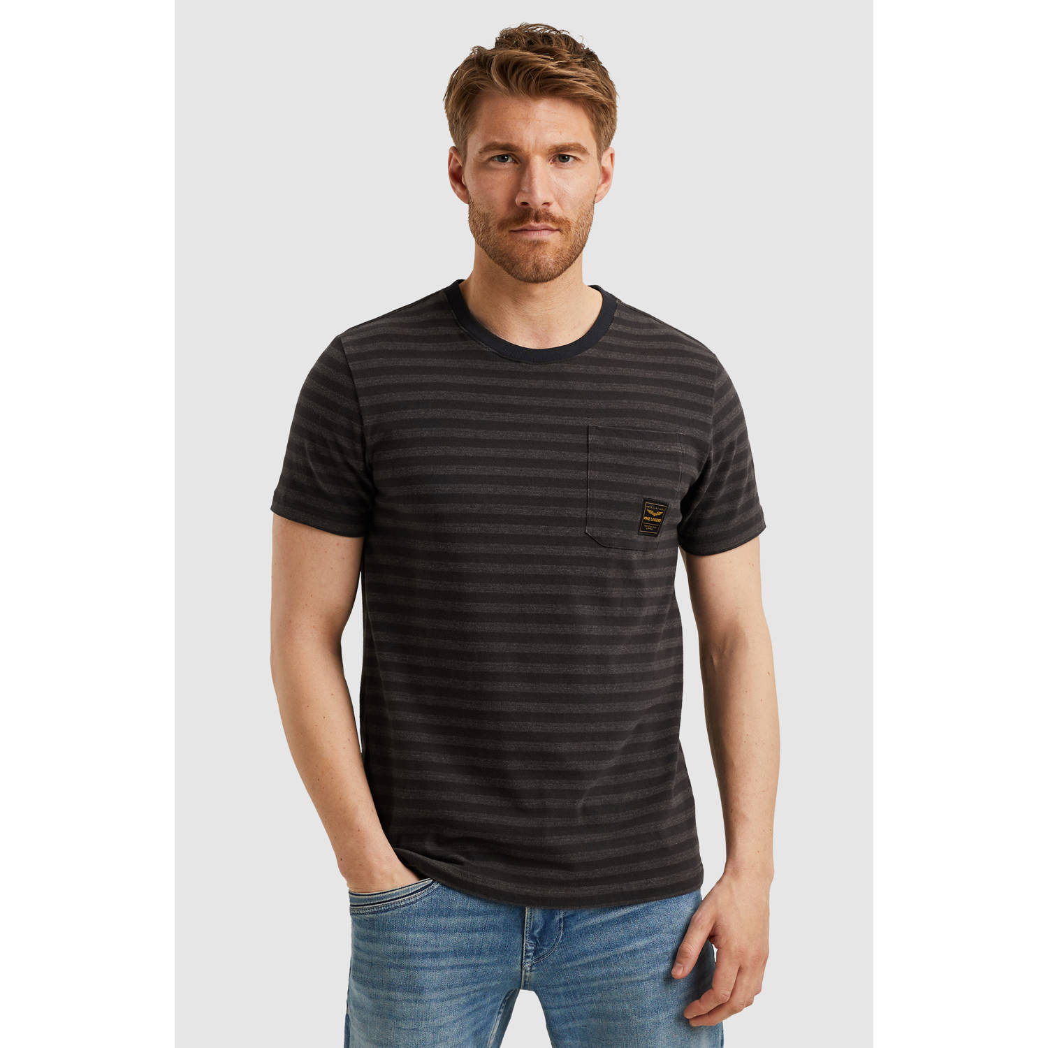PME Legend regular T-shirt antraciet
