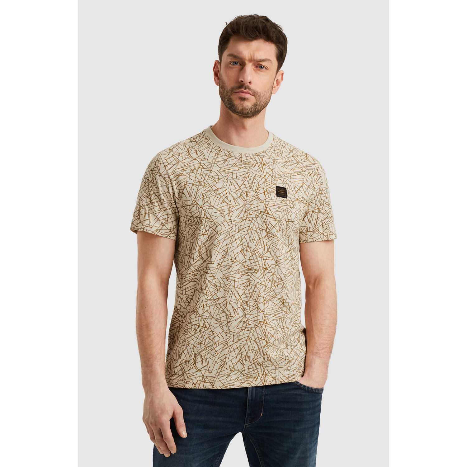 PME Legend regular T-shirt ecru