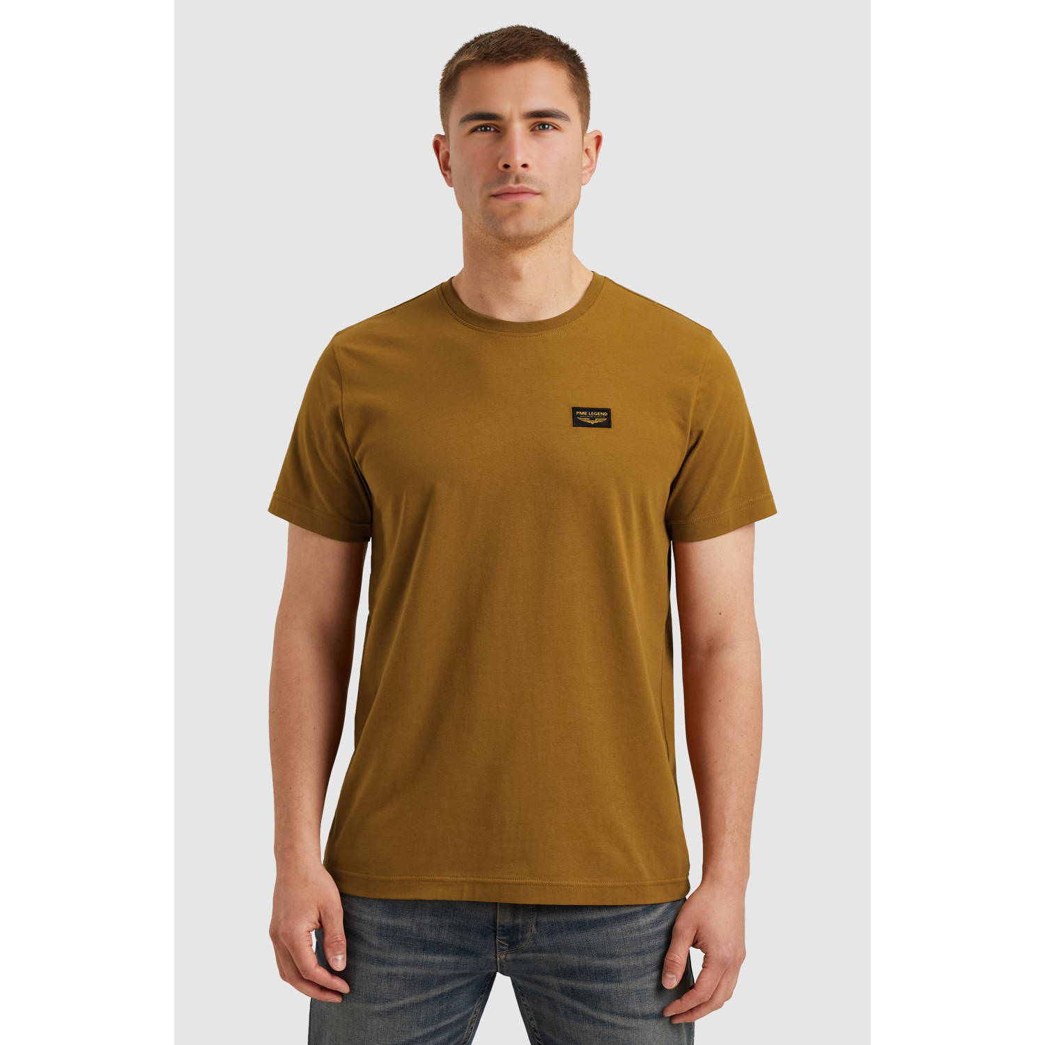 PME Legend T-shirt met labeldetail model 'GUYVER'