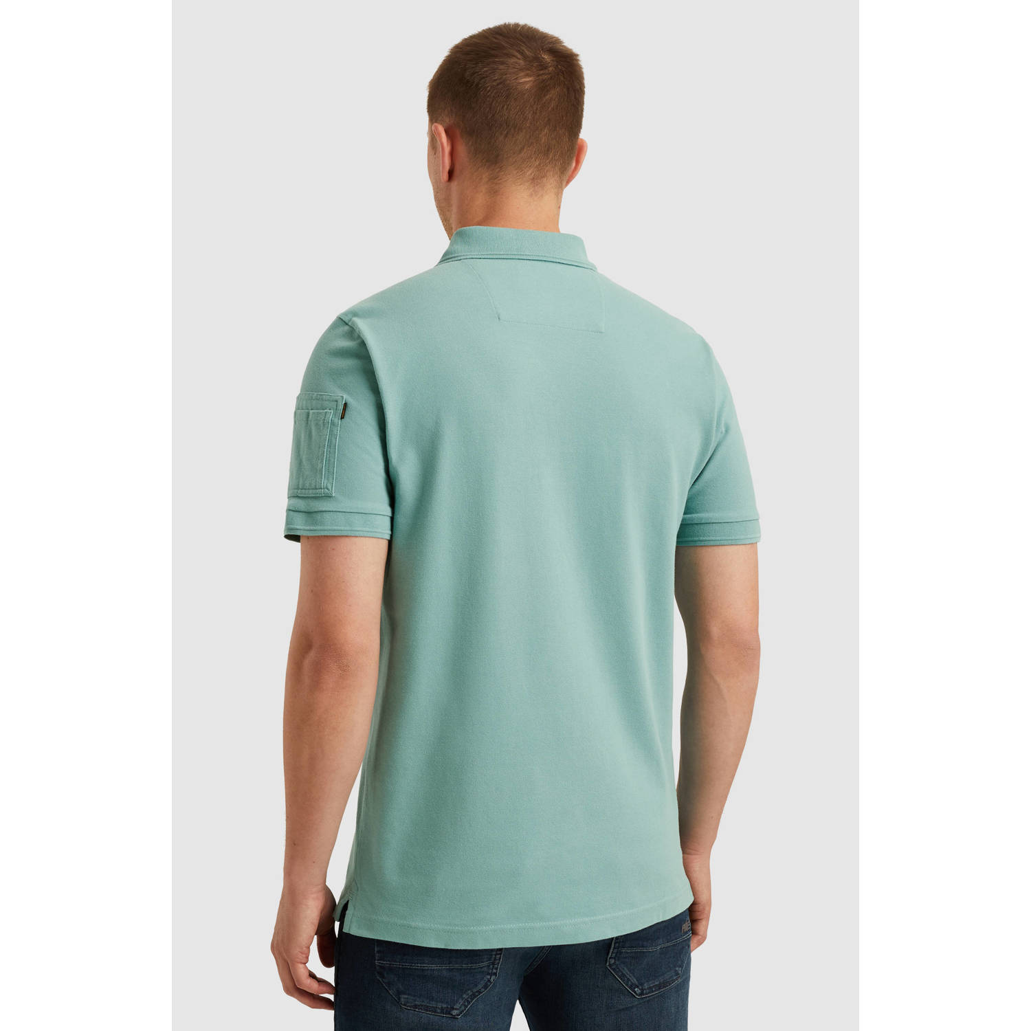 PME Legend regular polo lichtblauw