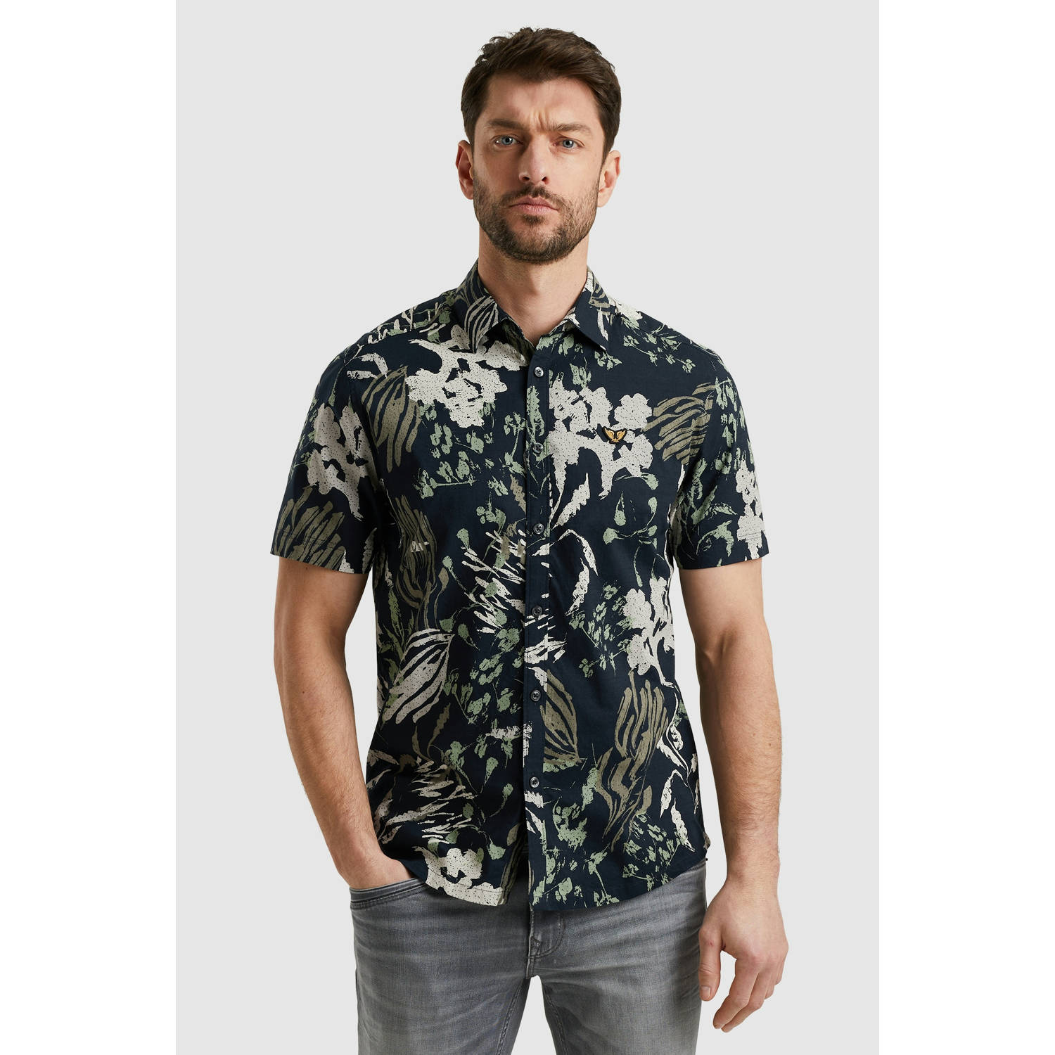 PME Legend regular fit overhemd multi