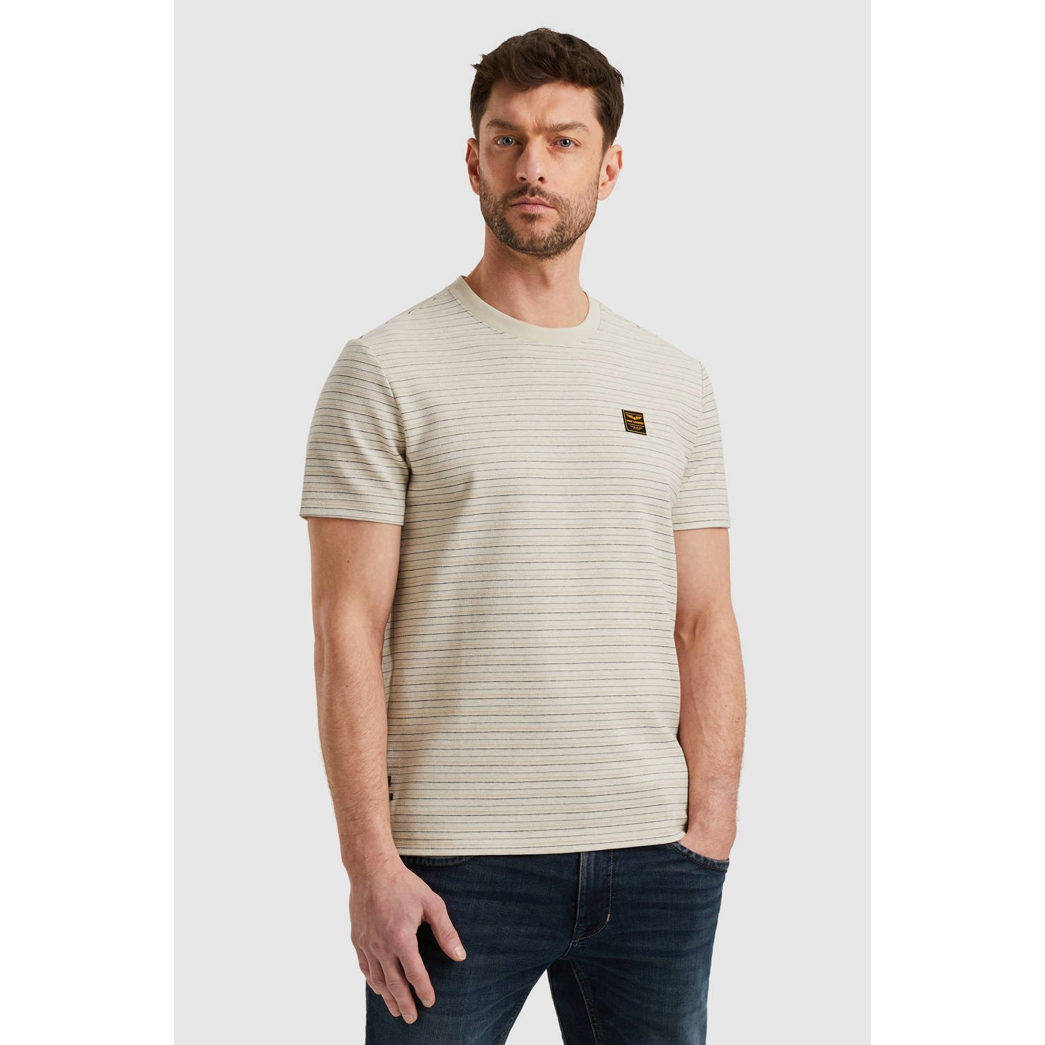 PME LEGEND T-shirt met streeppatroon