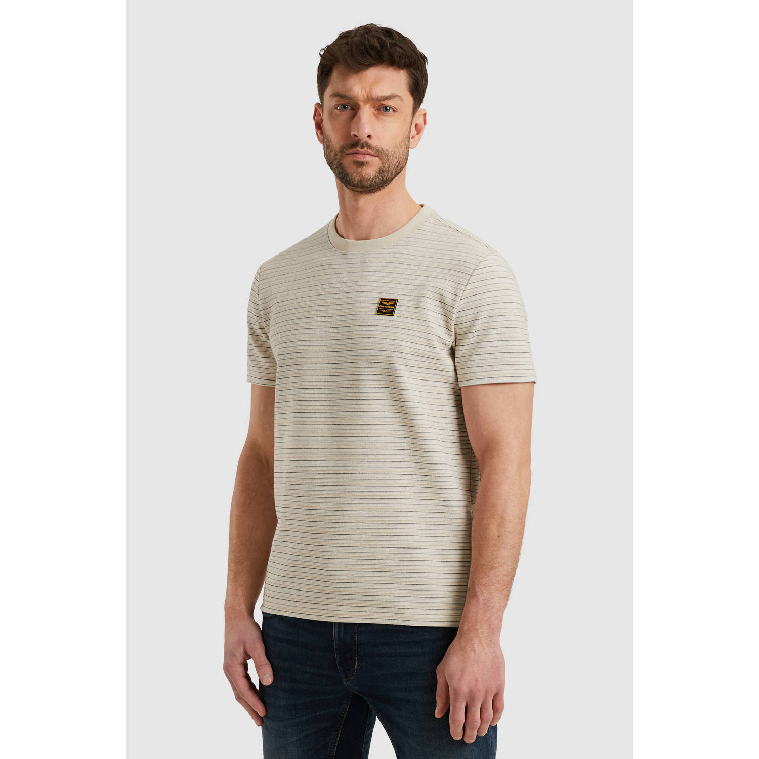 PME Legend regular T-shirt ecru