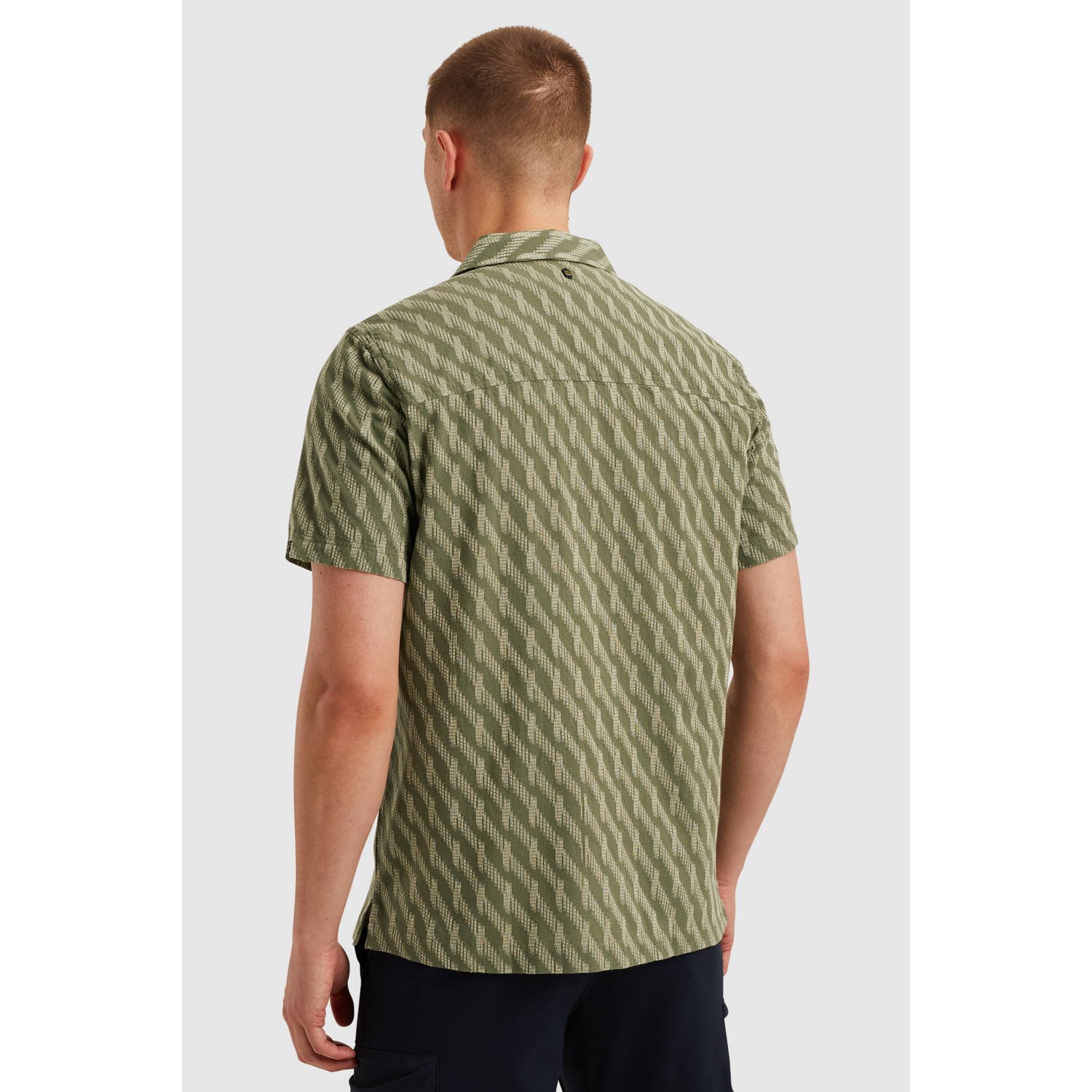 PME Legend regular fit overshirt groen