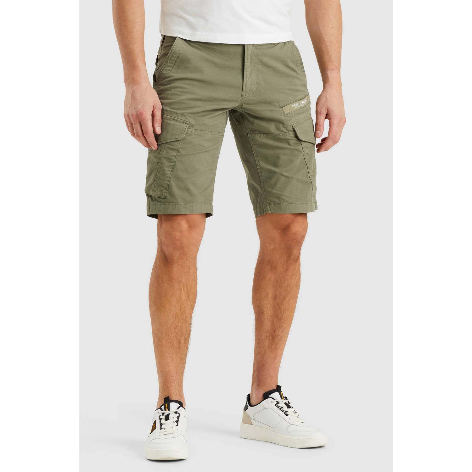 PME LEGEND Heren Broeken Nordrop Cargo Shorts Khaki