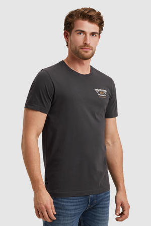 regular T-shirt antraciet