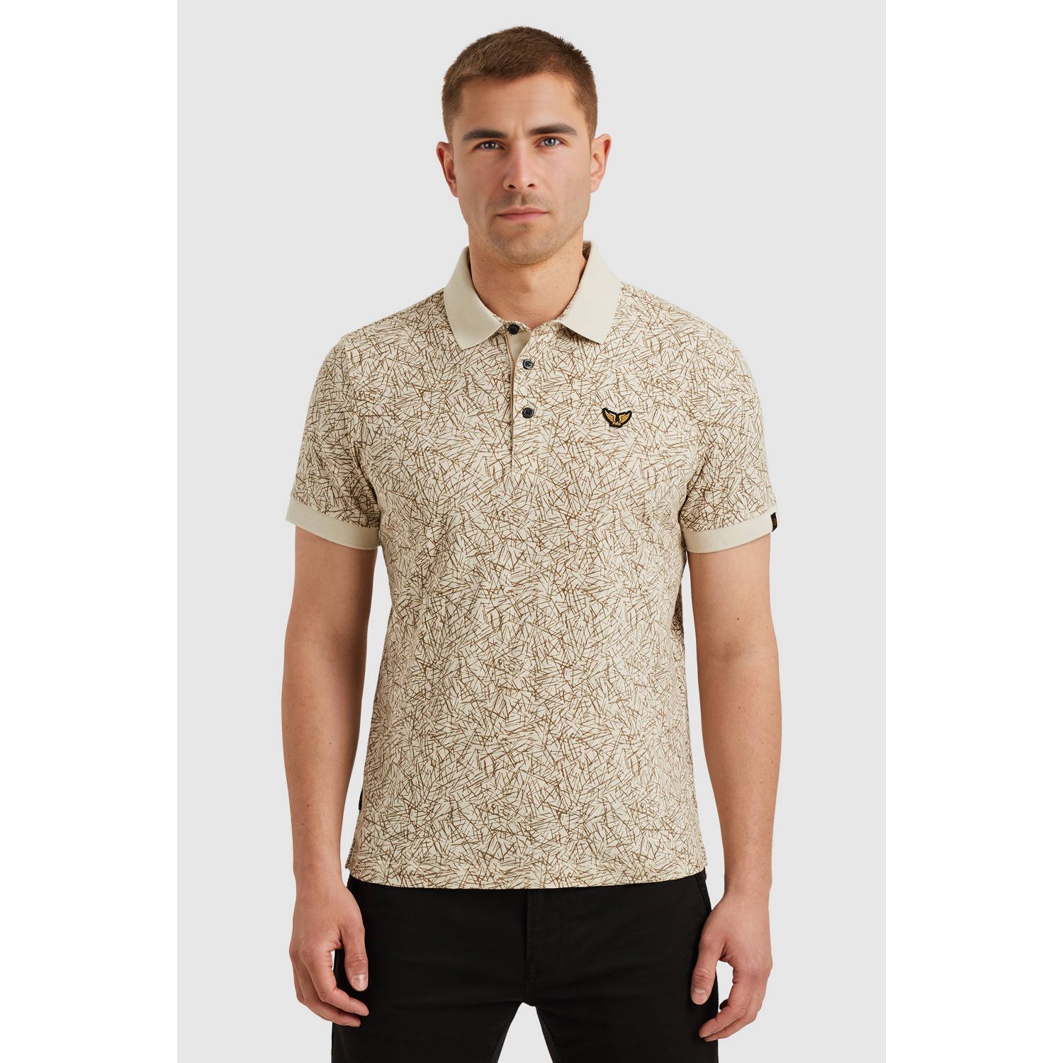 PME LEGEND Polo met allover print