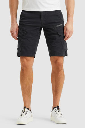 tapered cargo short blauw