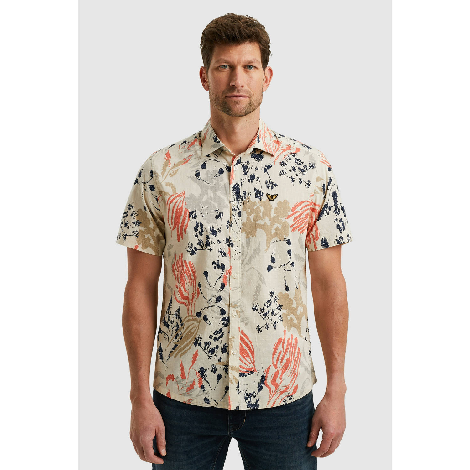 PME Legend regular fit overhemd multi