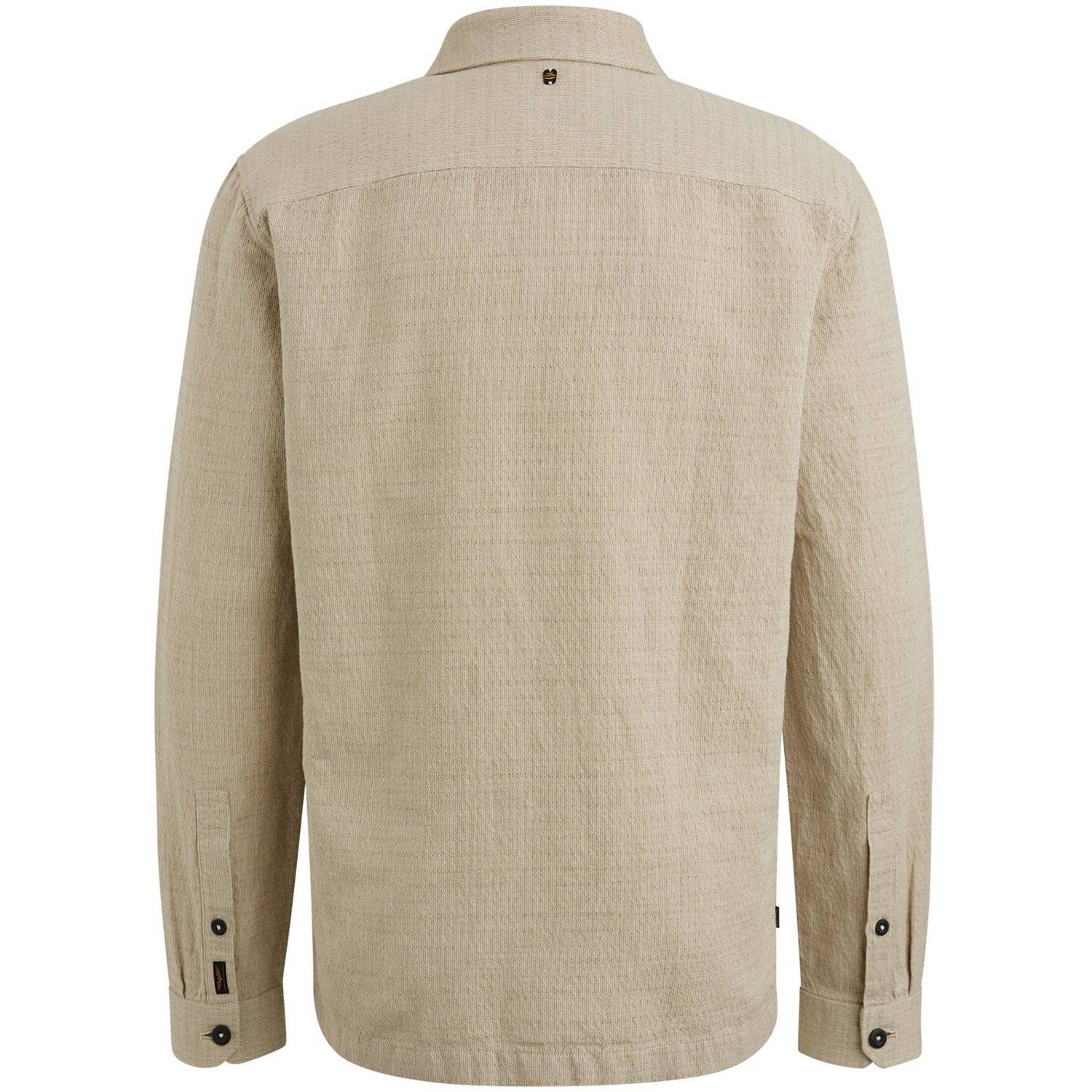 PME Legend regular overshirt beige