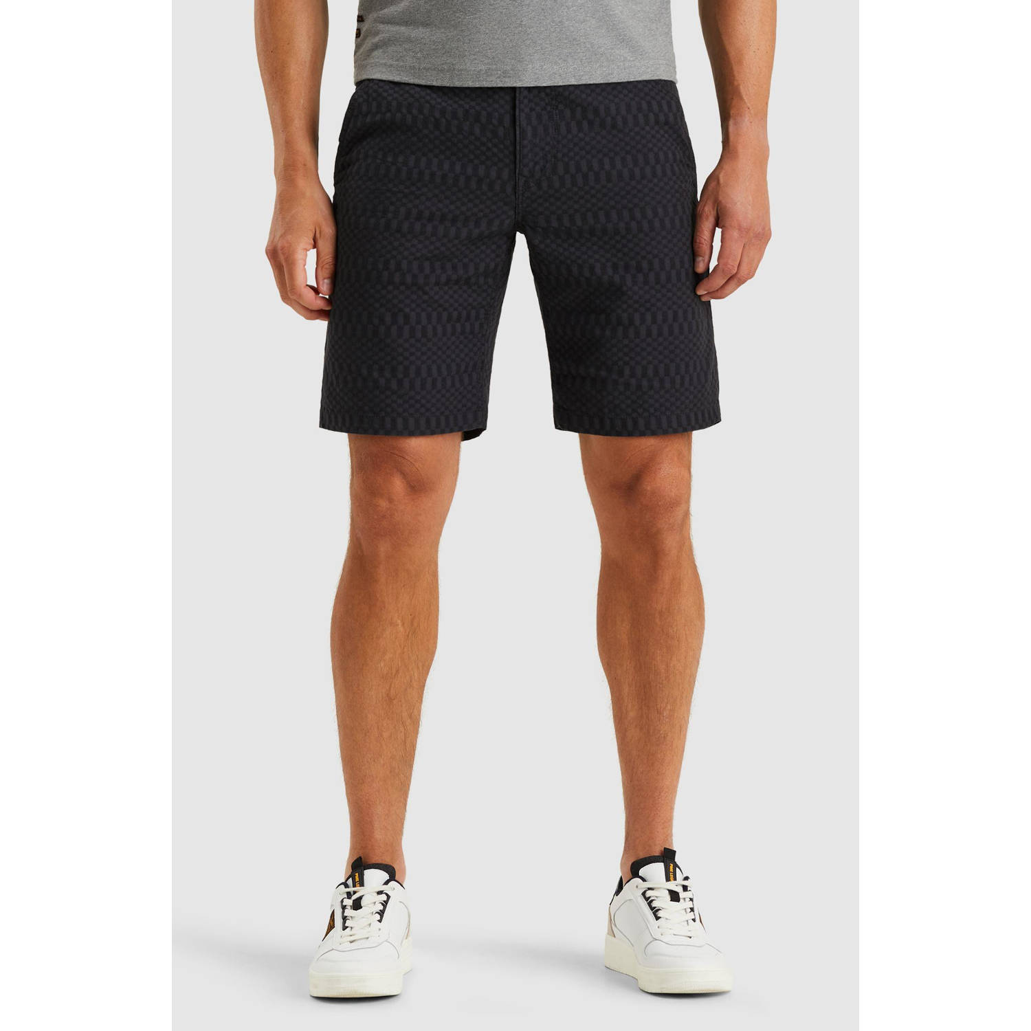 PME Legend regular casual short donkerblauw