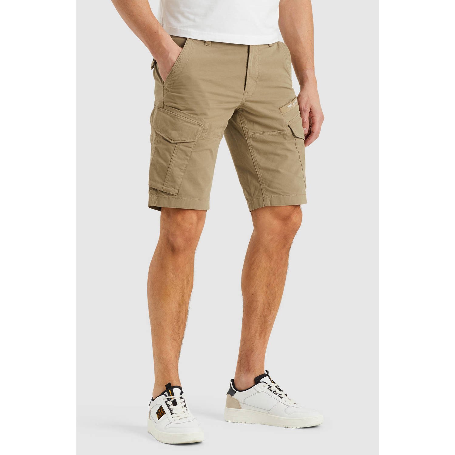 PME LEGEND Heren Broeken Nordrop Cargo Shorts Khaki