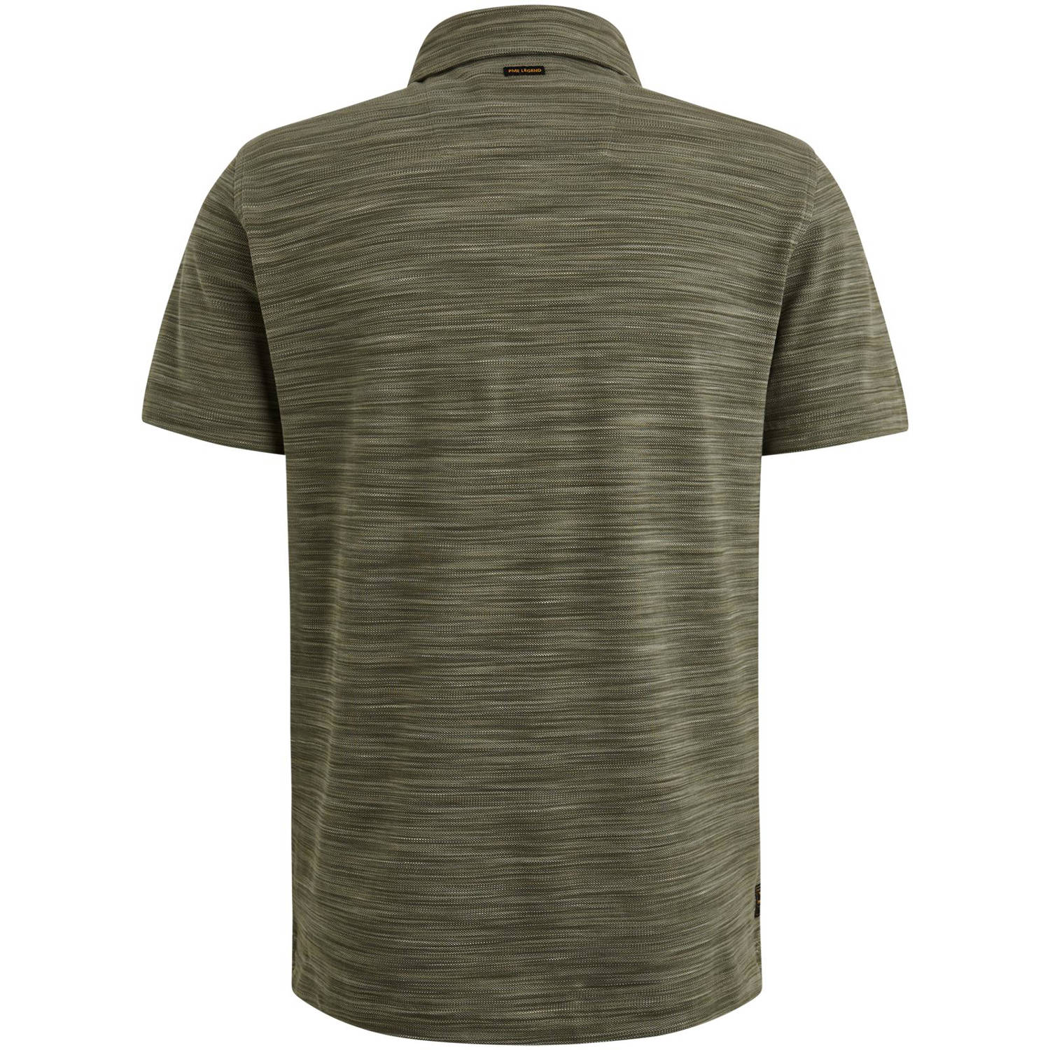 PME Legend slim polo olijfgroen