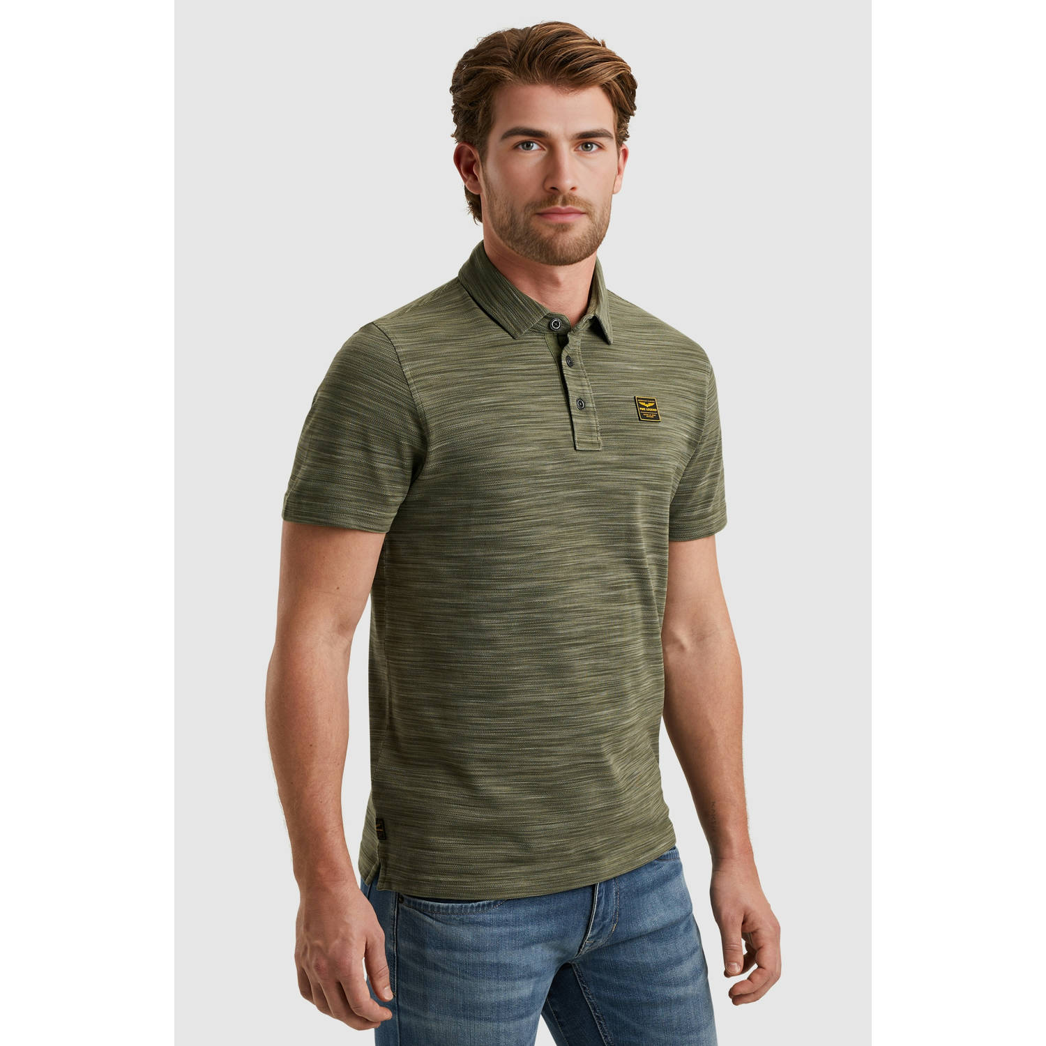 PME LEGEND Polo met streeppatroon