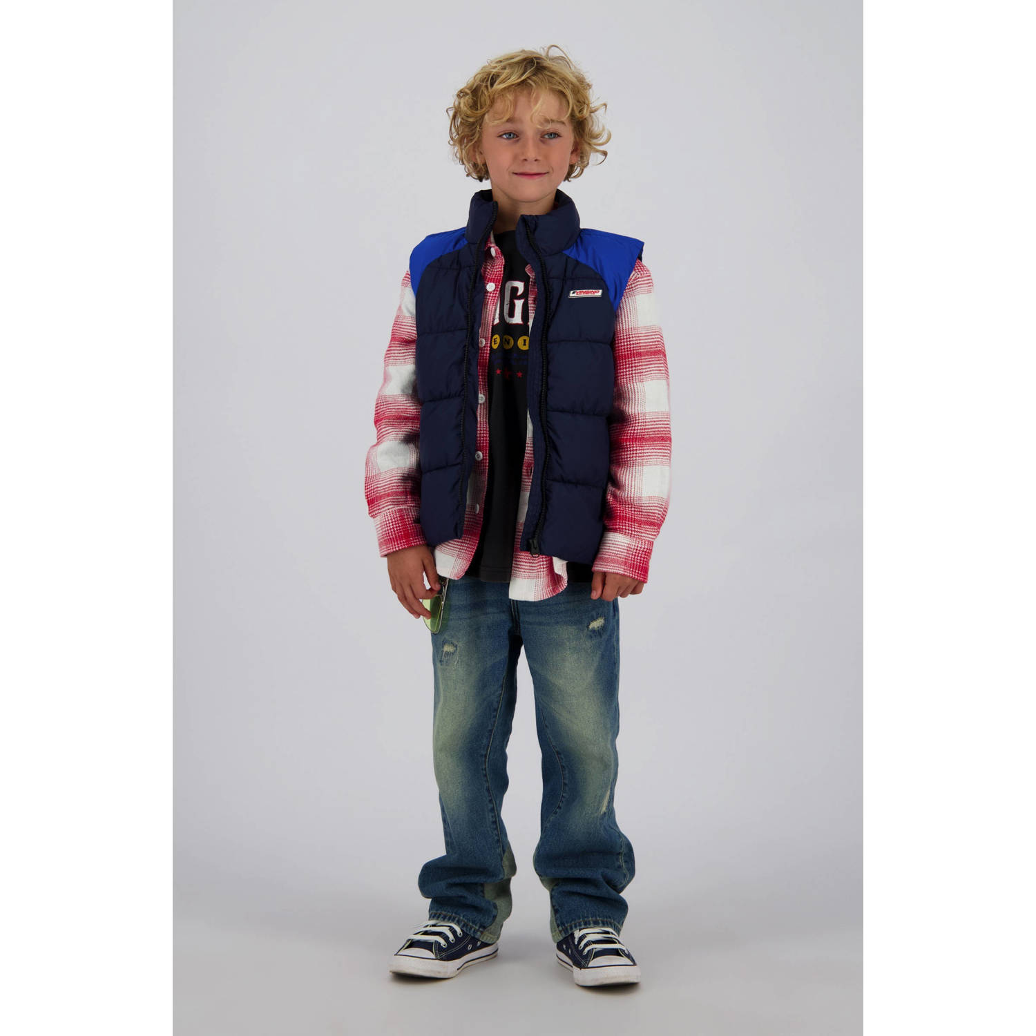 Vingino bodywarmer donkerblauw