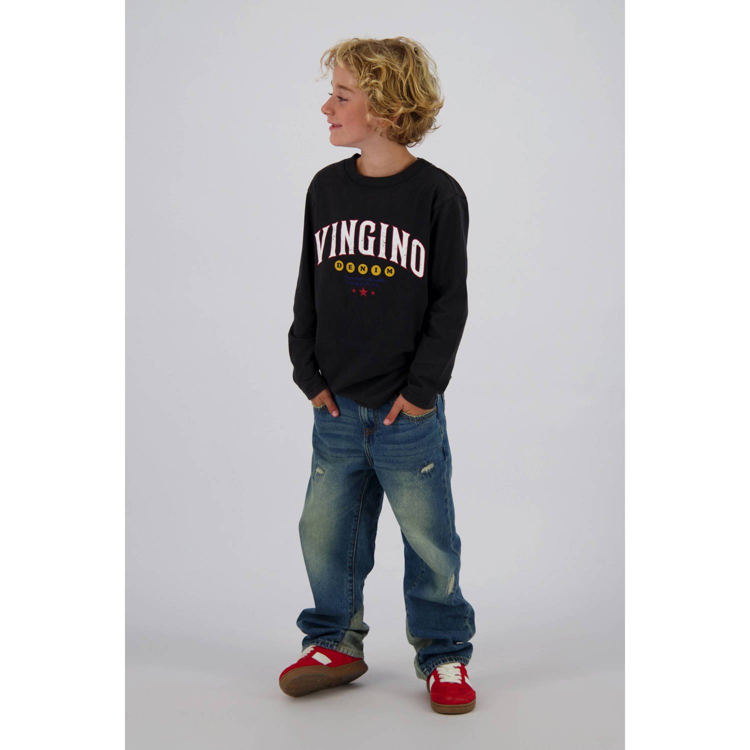 Vingino longsleeve zwart