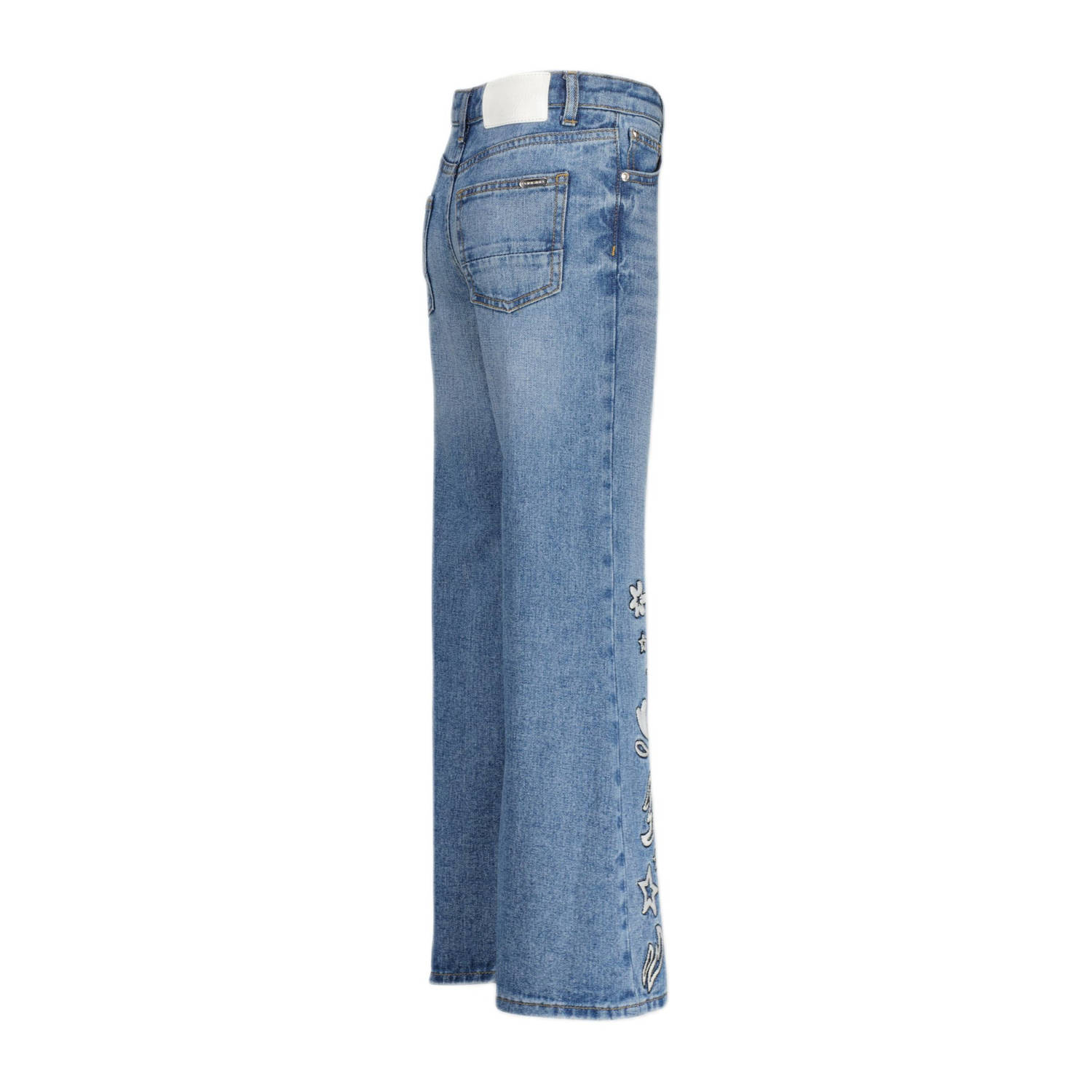 Vingino wide leg jeans light blue denim