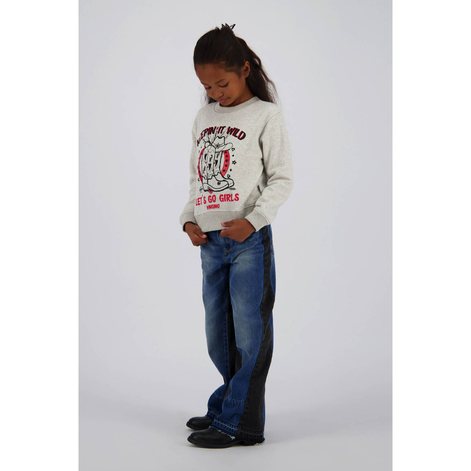 Vingino sweater grijs melange