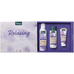 geschenkset - douche foam 200 ml + douche Relaxing 200 ml + body lotion 75 ml