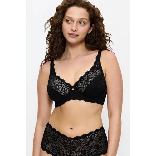 Triumph niet-voorgevormde beugelbh Amourette zwart afbeelding
