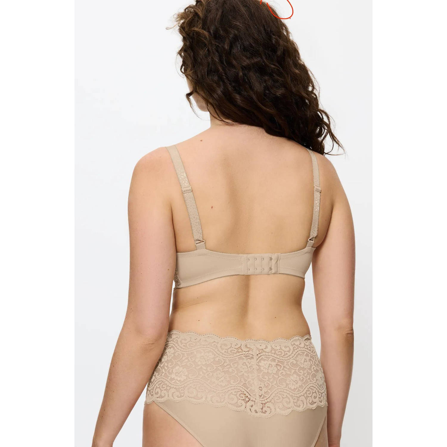 Triumph niet-voorgevormde beugelbh Amourette beige