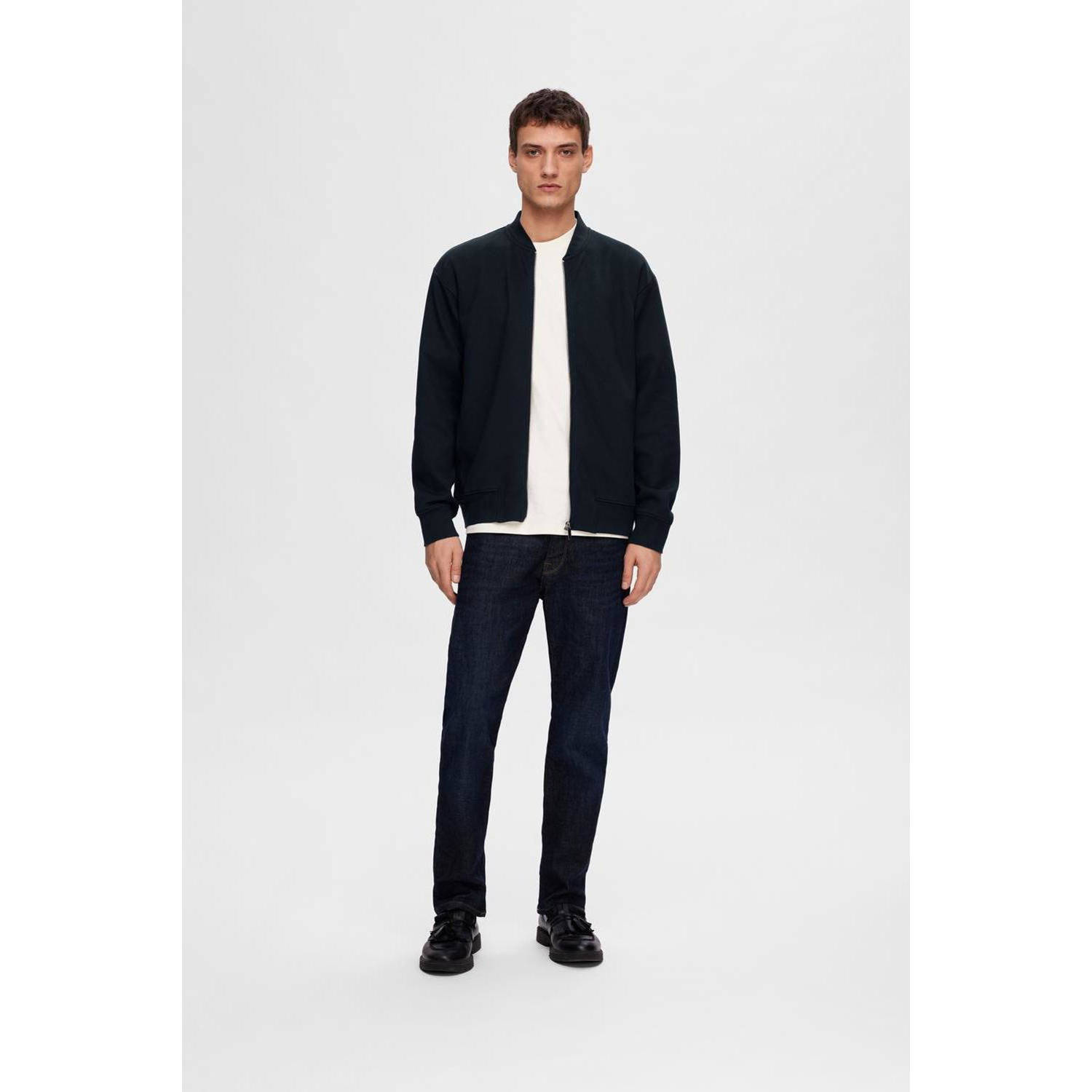SELECTED HOMME sweatvest donkerblauw