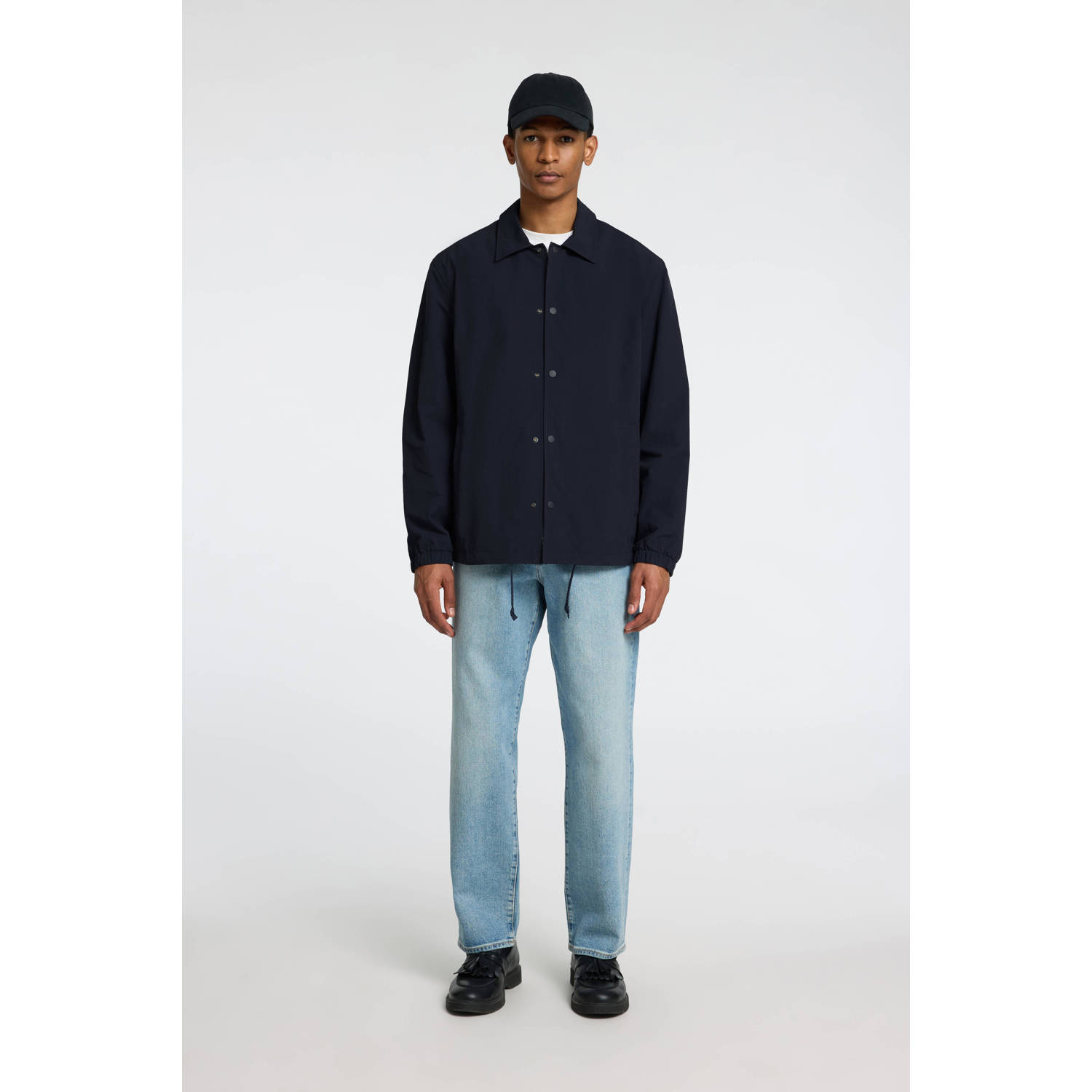 SELECTED HOMME tussenjas donkerblauw