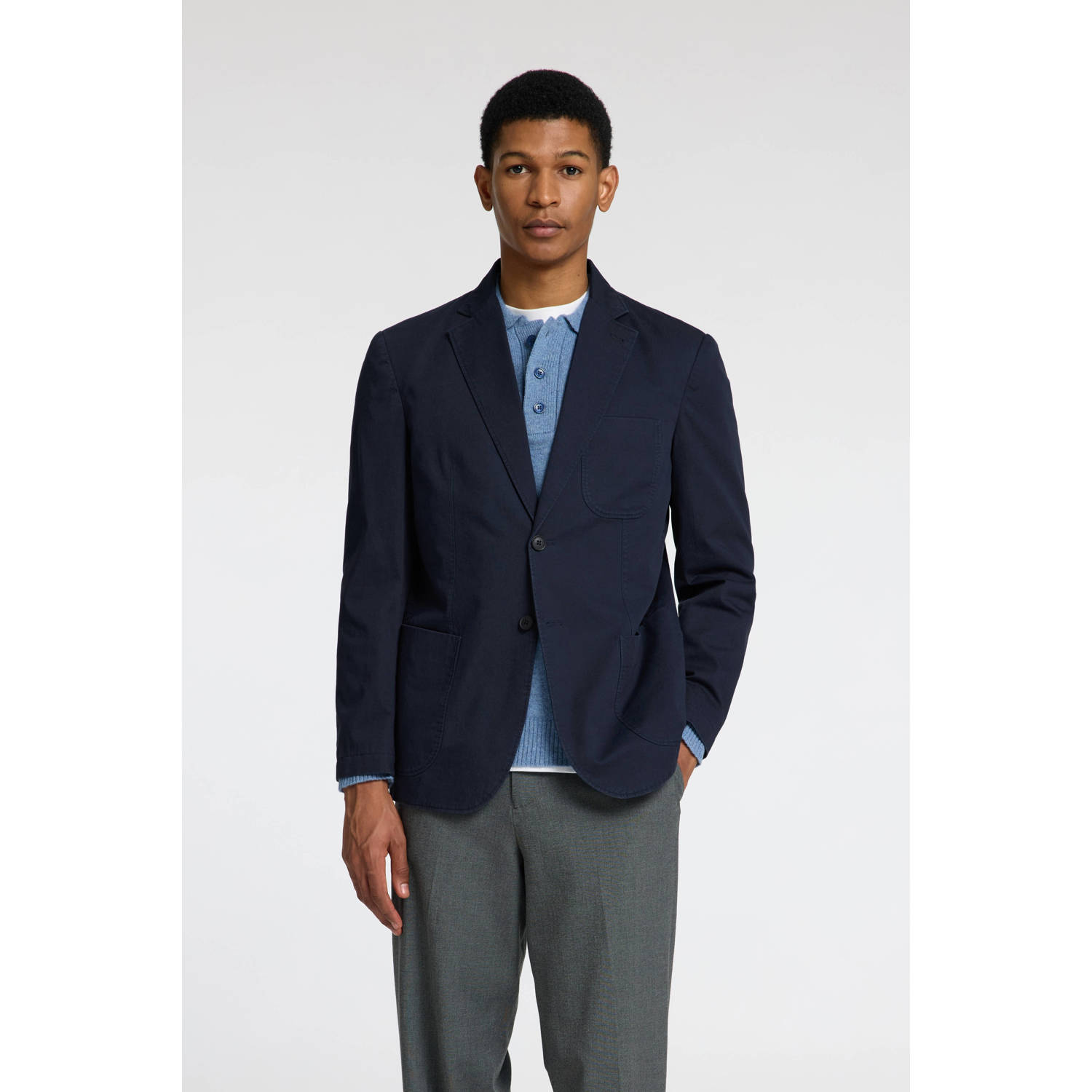 Selected Homme Heren Blazer Jas Regular Fit Blue Heren