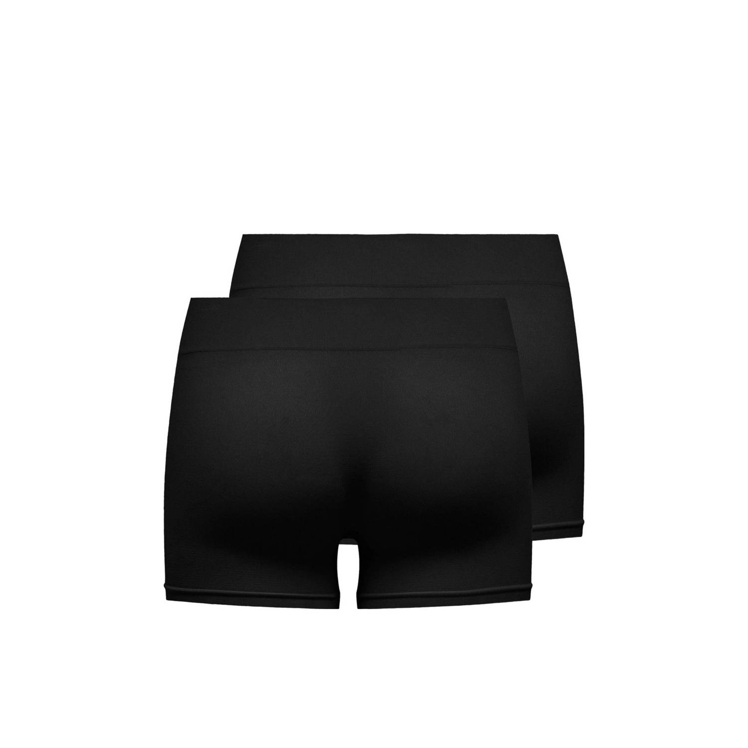 ONLY naadloze short ONLVICKY (set van 2) zwart