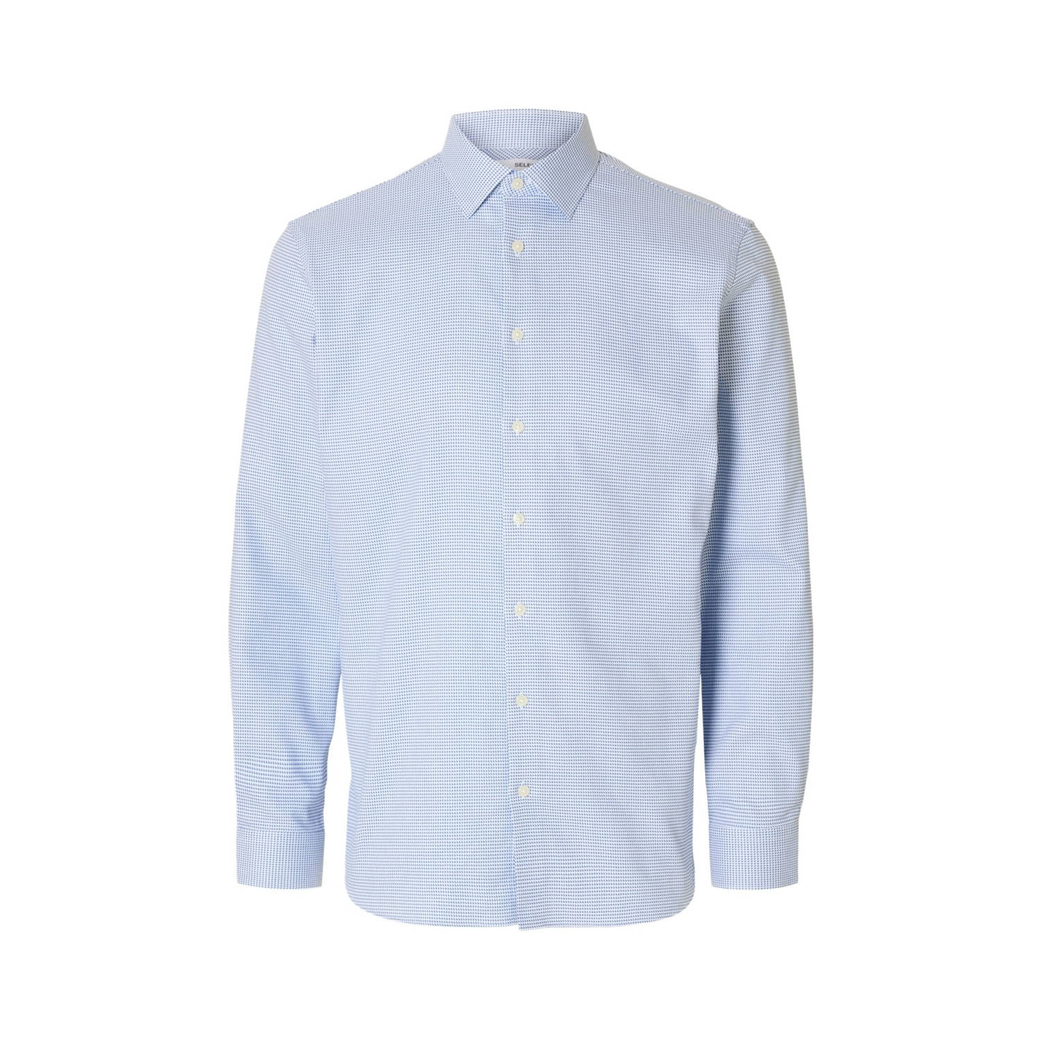 SELECTED HOMME slim fit overhemd met mouwlengte 7 SLHSLIM wit