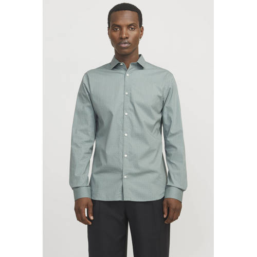 JACK & JONES PREMIUM casual overhemd groen afbeelding