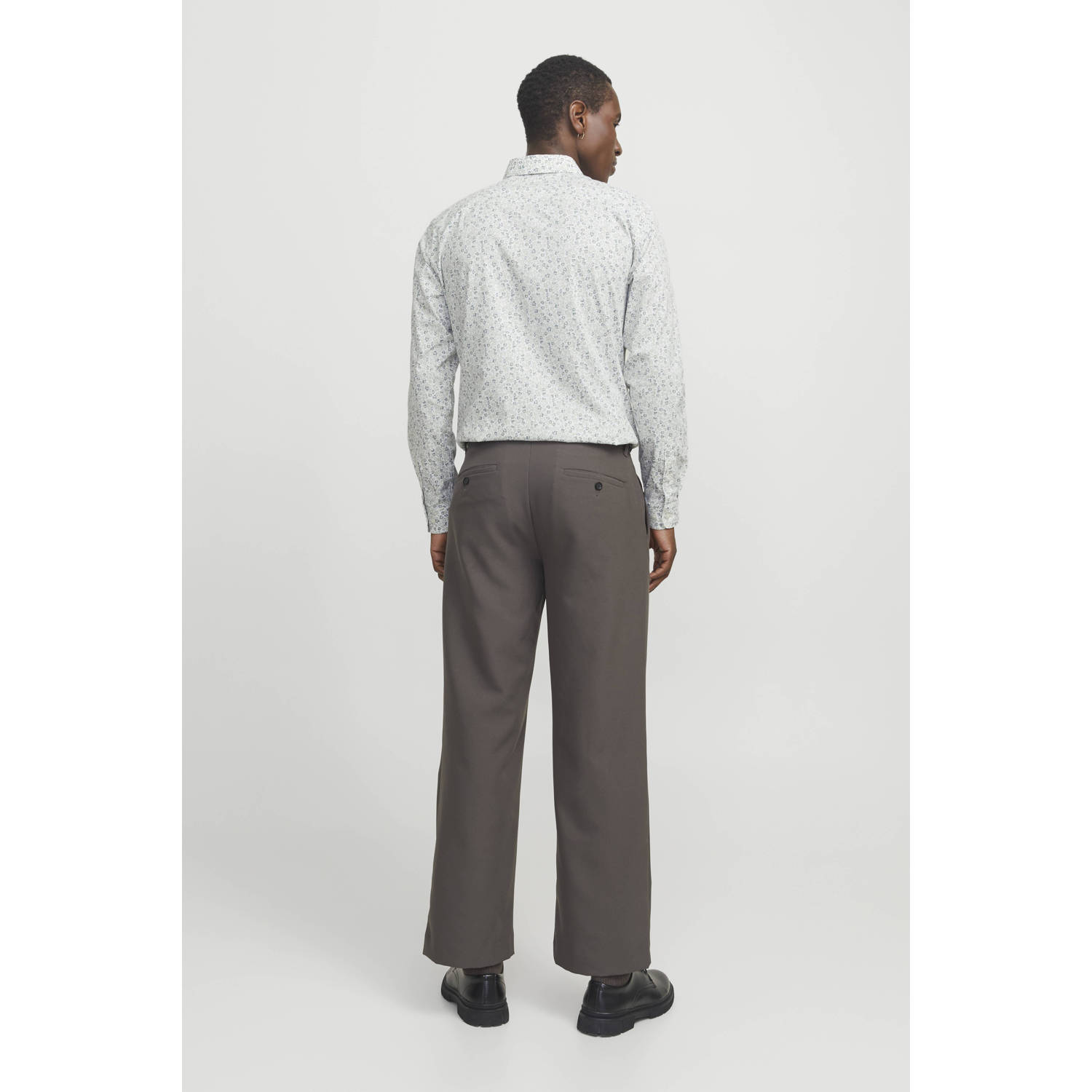 JACK & JONES PREMIUM casual overhemd wit