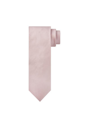 zijden stropdas roze