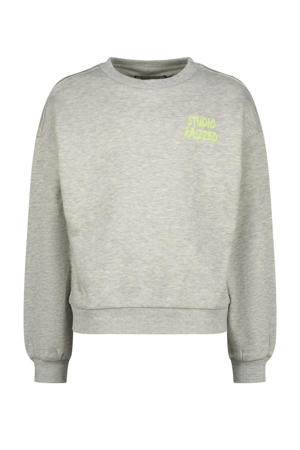 sweater grijs melange