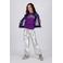 Raizzed regular casual broek zilver