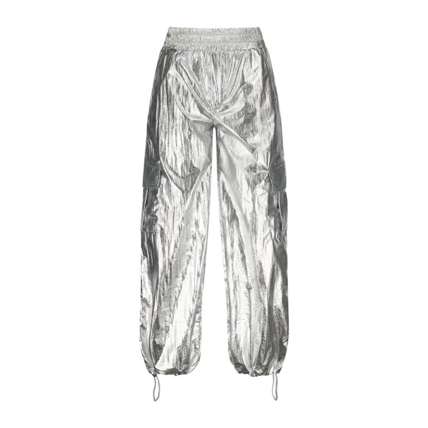 Raizzed regular casual broek zilver