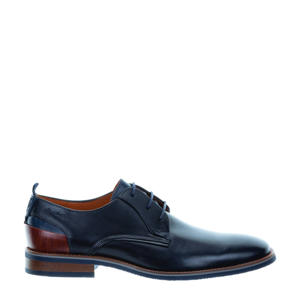 Amalfi leren veterschoenen donkerblauw