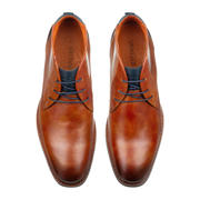 thumbnail: Van Lier Amalfi leren veterschoenen cognac
