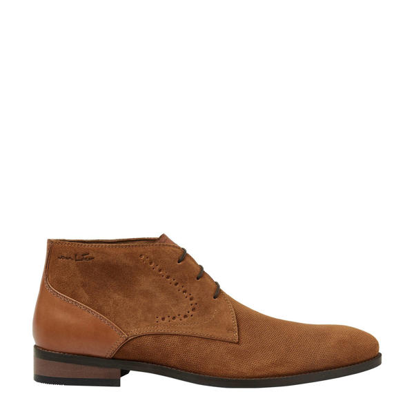 Van Lier Madison leren veterschoenen cognac Van Lier Madison leren veterschoenen cognac