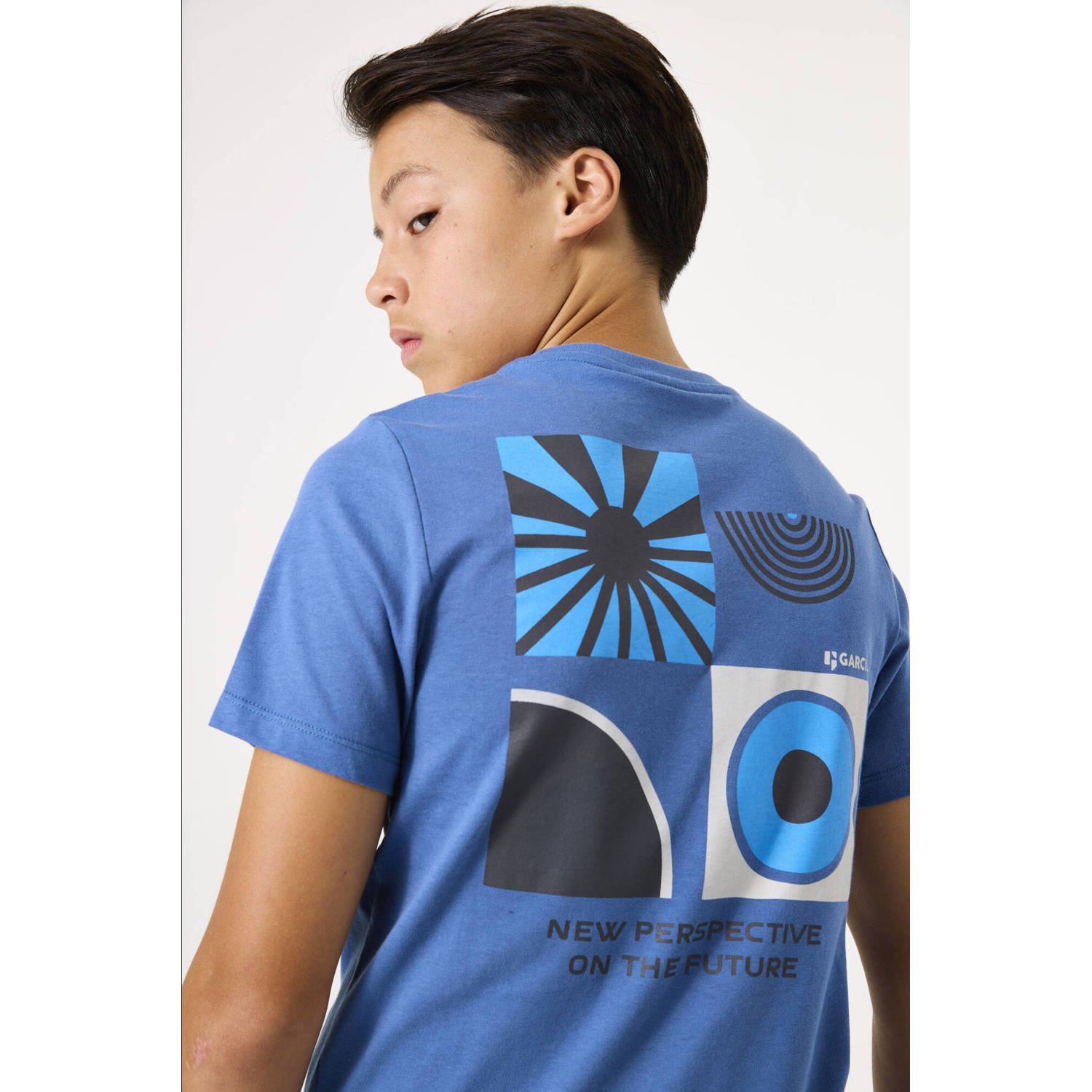 Garcia T-shirt blauw