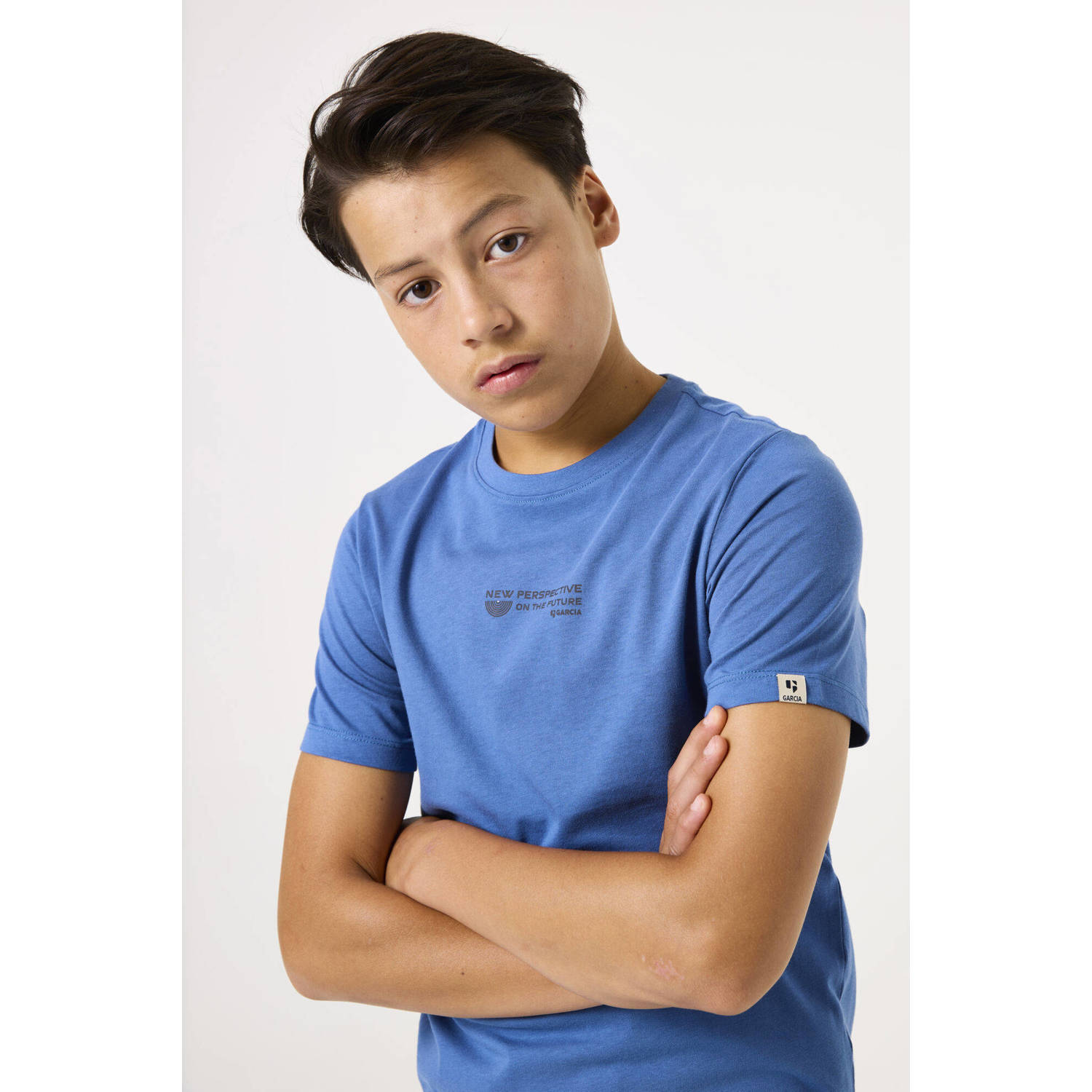 Garcia T-shirt met labelprint