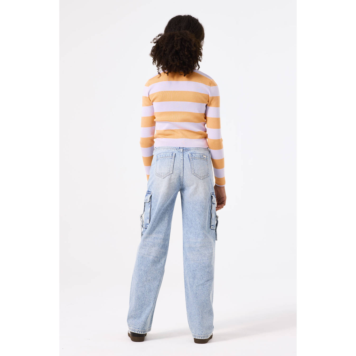 Garcia straight leg light blue denim