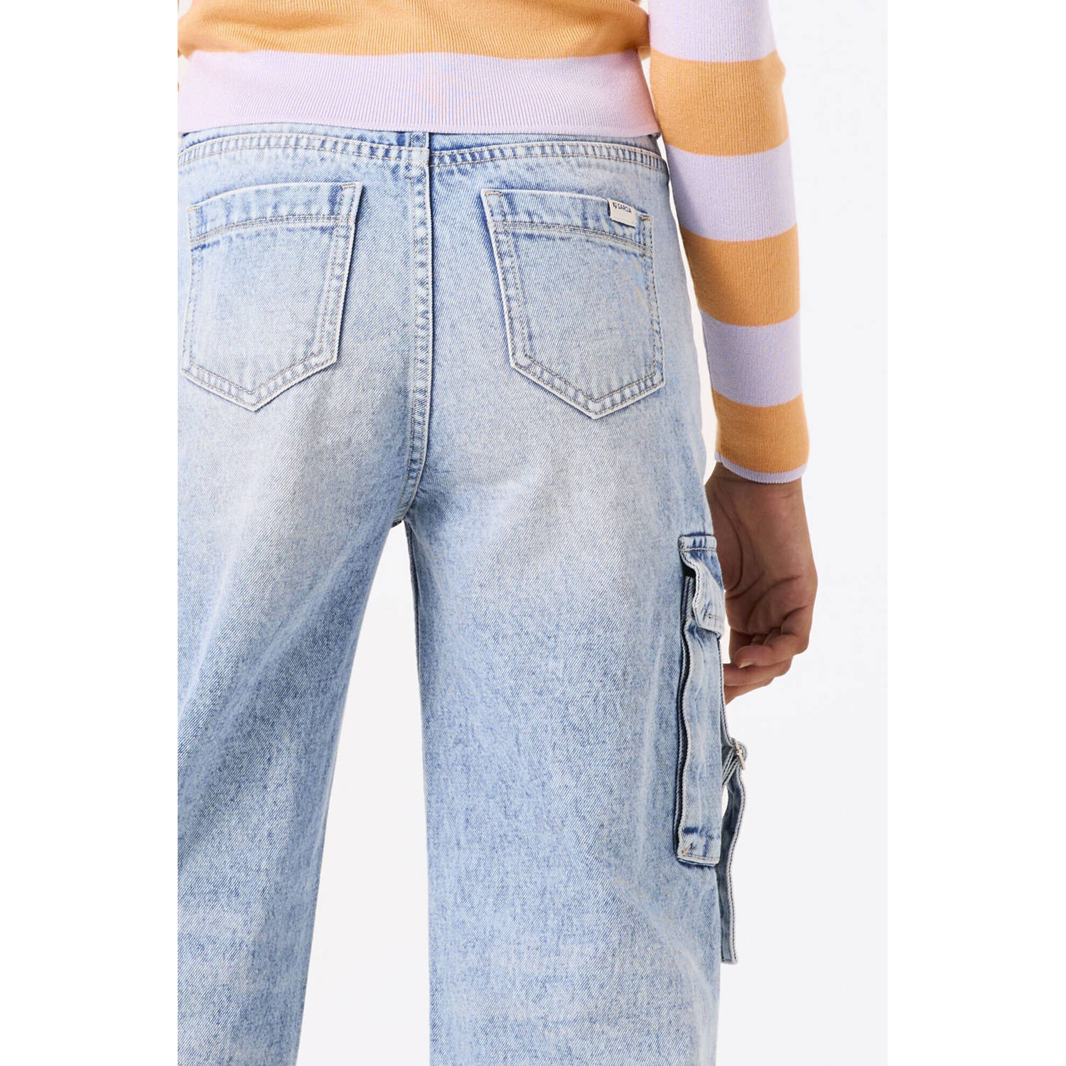 Garcia straight leg light blue denim