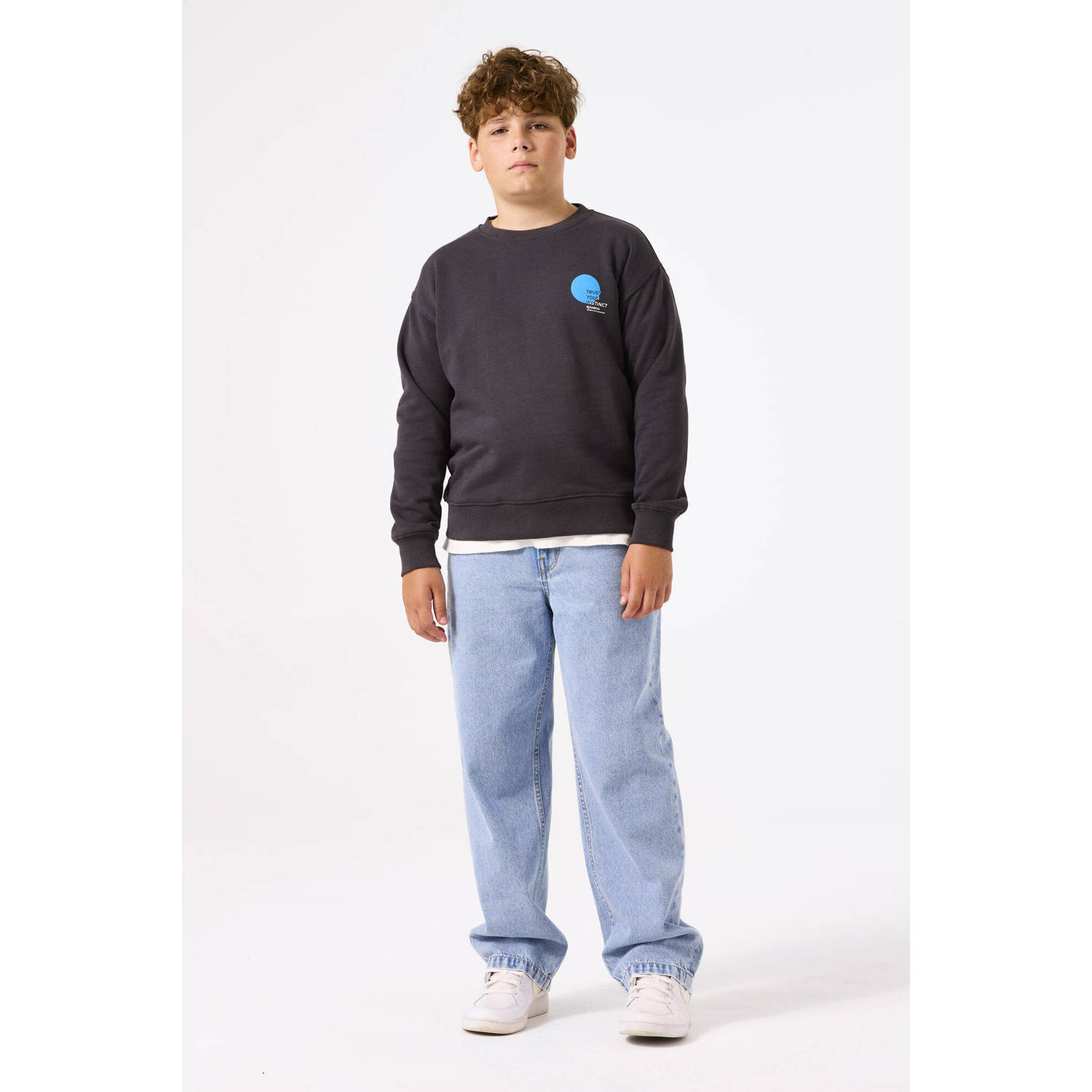 Garcia Sweatshirt met labelprint